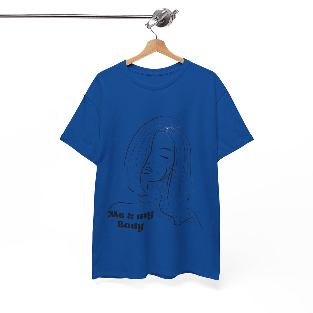 Unisex Faded Cotton Me my Body  Tee