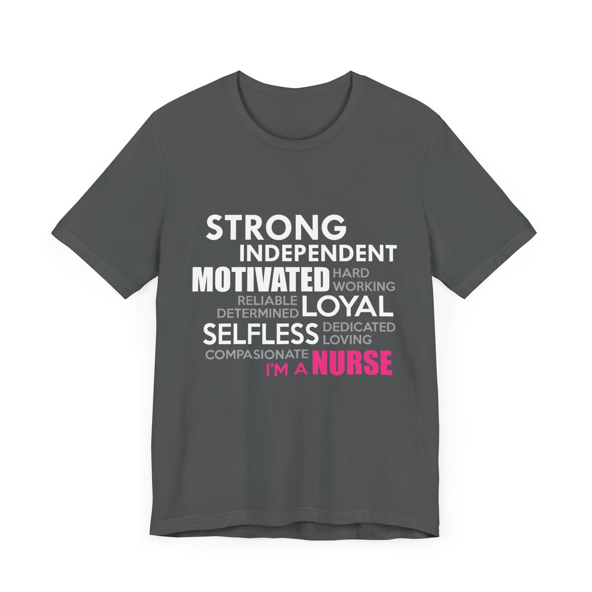 Tee-shirt unisexe fort indépendant, motivé, loyal et désintéressé 