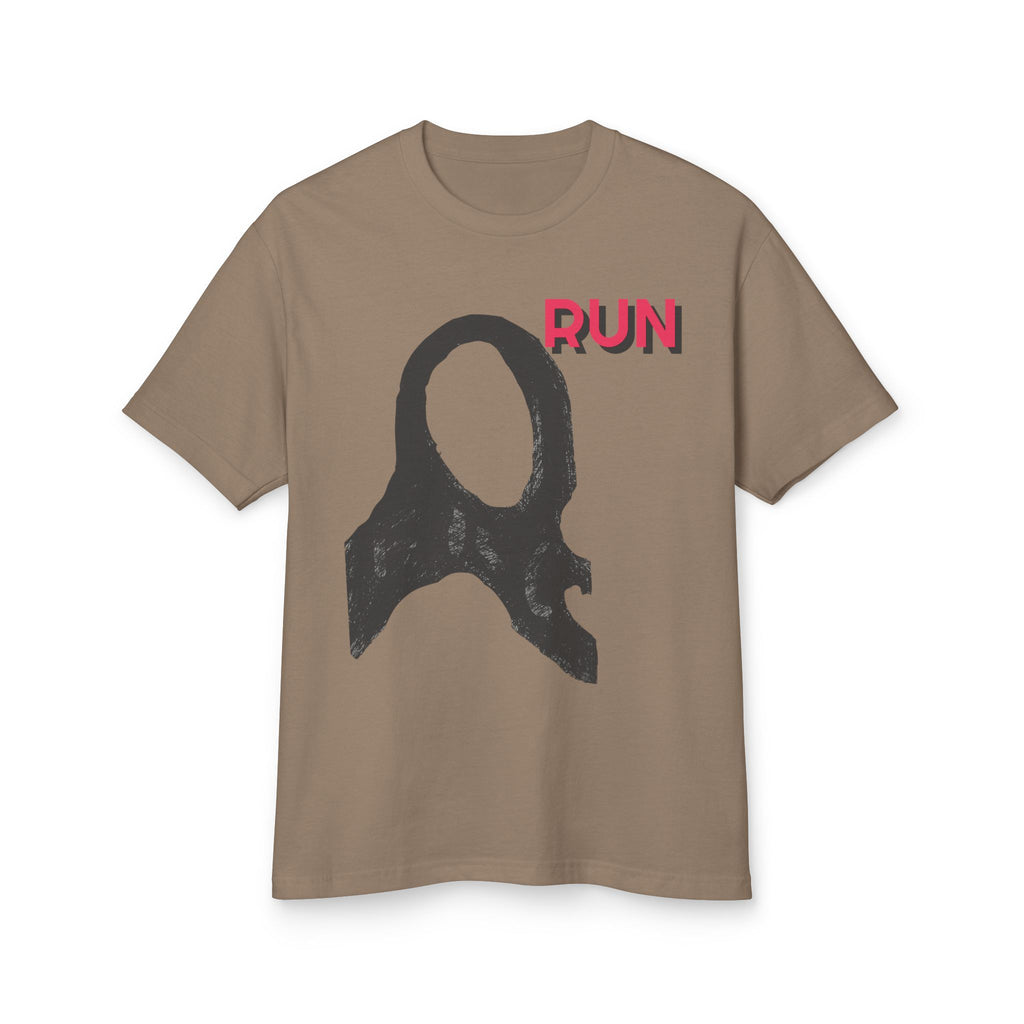 Casual Unisex Tee -  Run Graphic