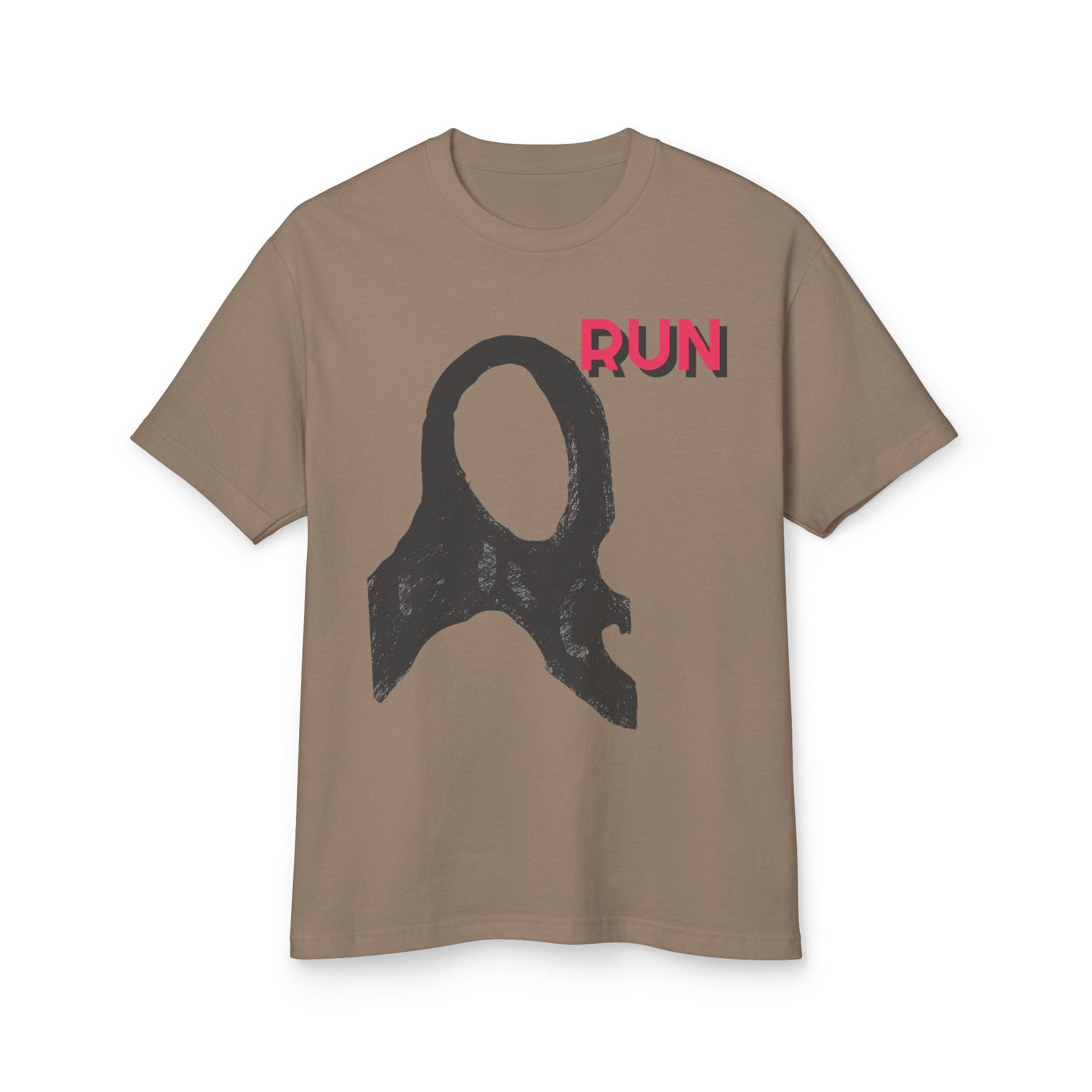Casual Unisex Tee -  Run Graphic