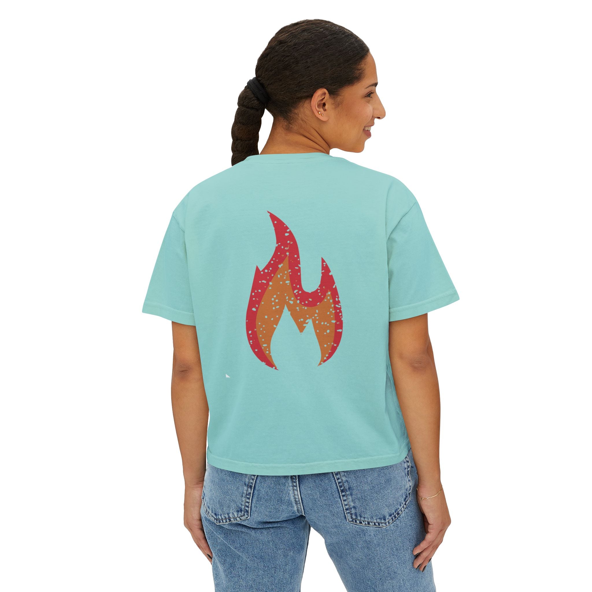 Boxy Tee - 'let it Snow' Design - Winter Holiday Shirt