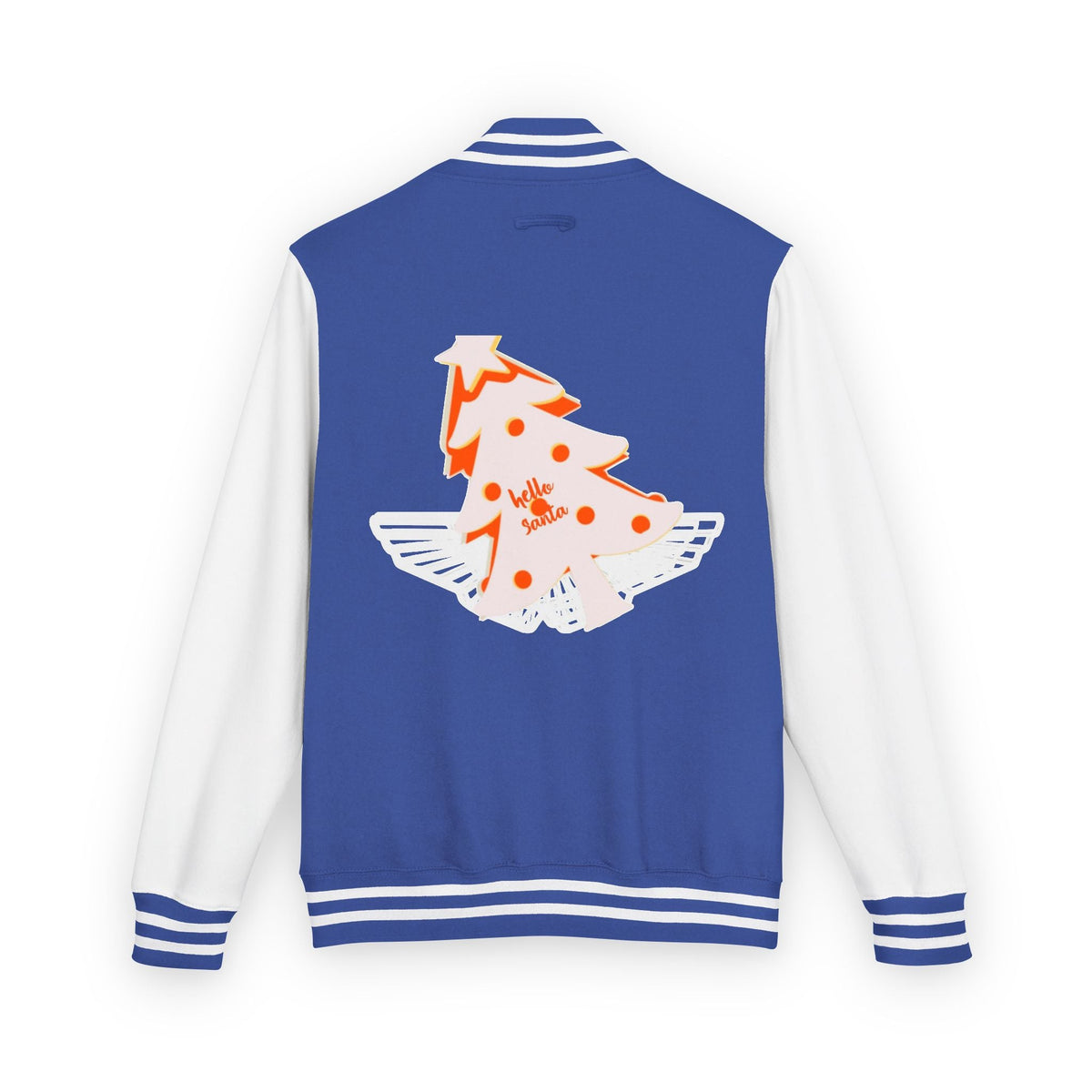 Letterman Jacket - 'hello santa' Design Printify