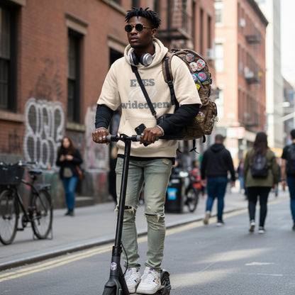 Eyes Wide Open Fleece Hoodie - Cozy Sweatshirt for Casual Wear, Gifts for Him/Her, Winter Wardrobe Essential, Unisex Hoodie, Relaxed Fit Printify