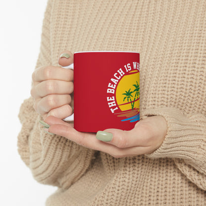 The Beach Is Where I Belong Mug