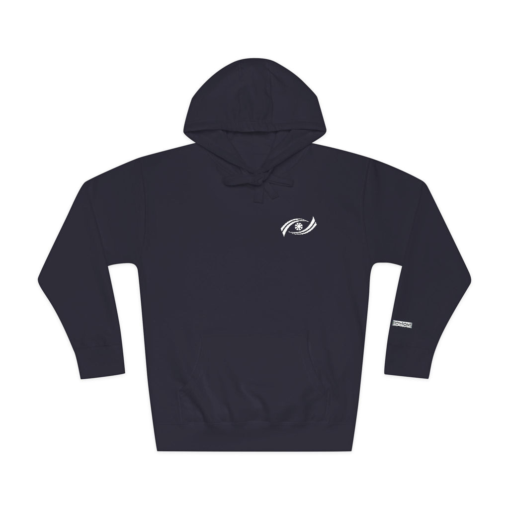 Cozy Unisex Fleece Hoodie with Artistic Design, Casual Wear, Gift for Him/Her, Fall Fashion, Everyday Comfort Printify