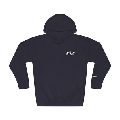 Cozy Unisex Fleece Hoodie with Artistic Design, Casual Wear, Gift for Him/Her, Fall Fashion, Everyday Comfort Printify