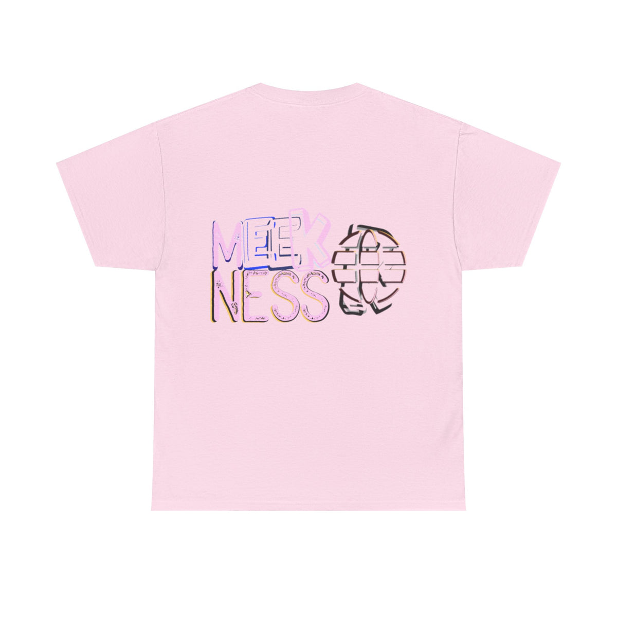 Unisex Heavy Cotton Tee - 'MEEKNESS' Graphic Shirt for Casual Wear