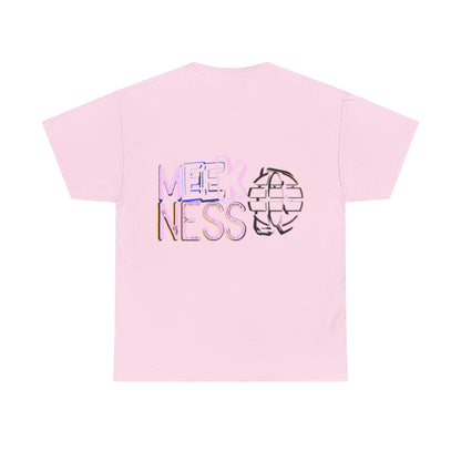 Unisex Heavy Cotton Tee - 'MEEKNESS' Graphic Shirt for Casual Wear