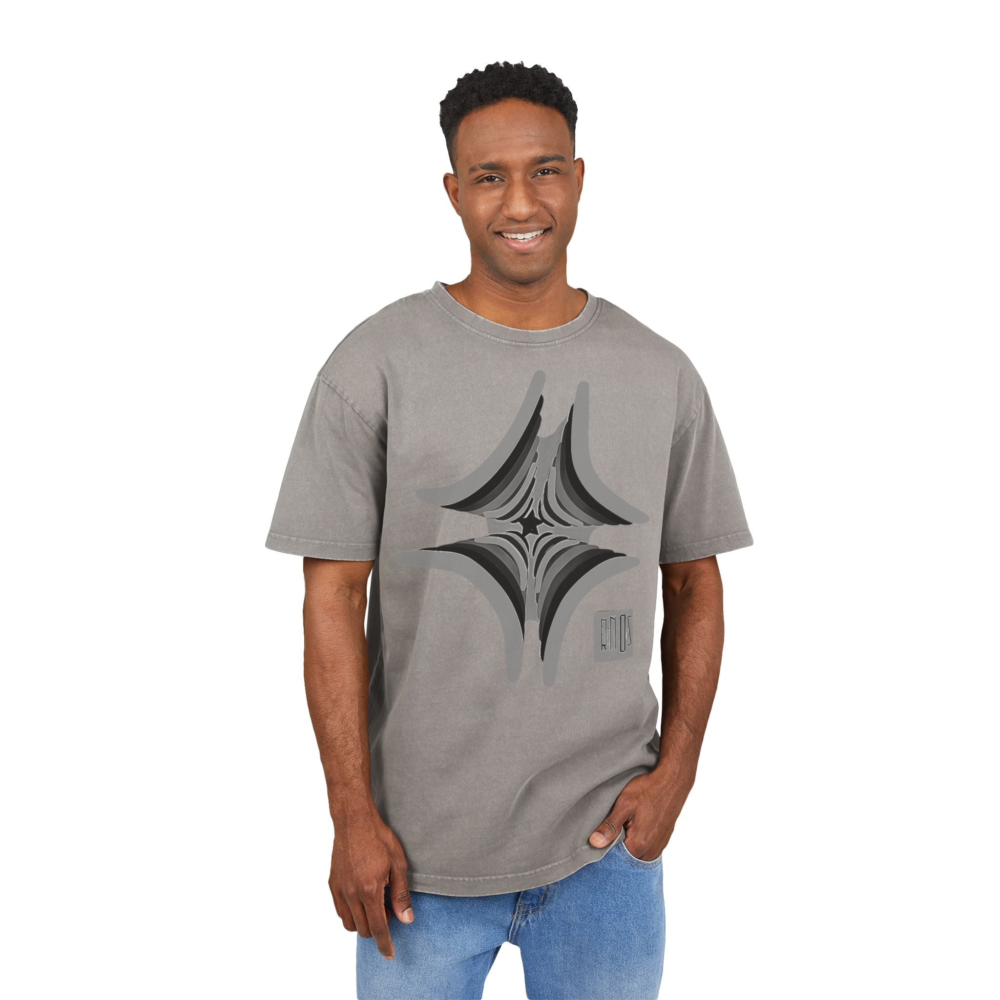 Unique Acid Washed Heavy Oversize Tee