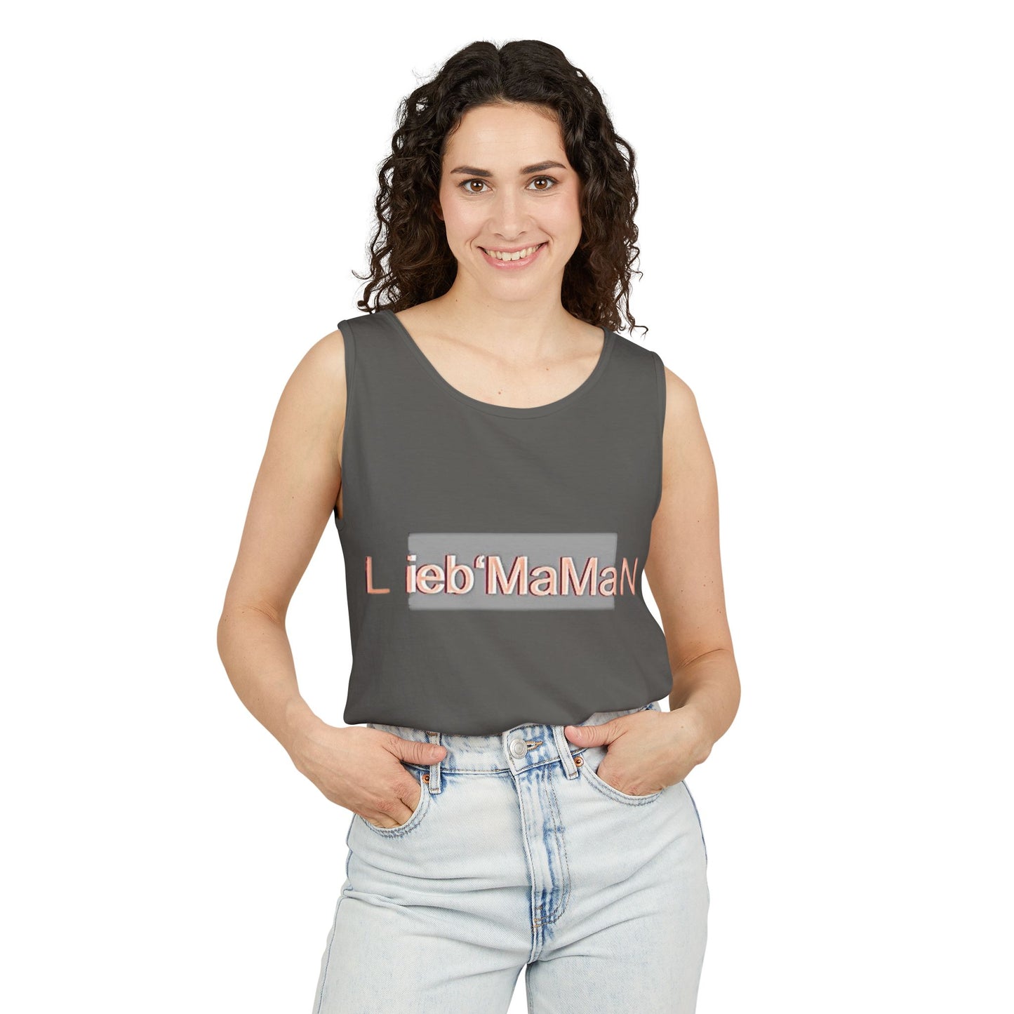 Lieb'MaMan Unisex Garment-Dyed Tank Top - Stylish and Comfortable Summer Wear