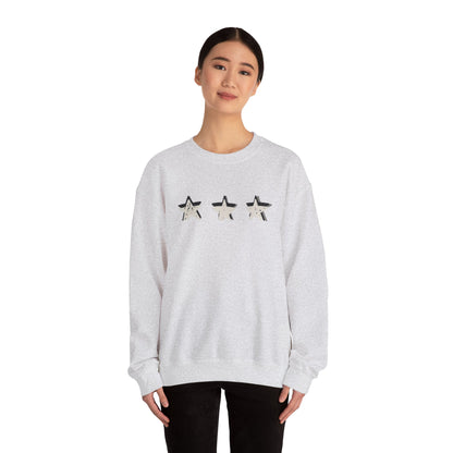 3 Star Heavy  Crewneck Sweatshirt