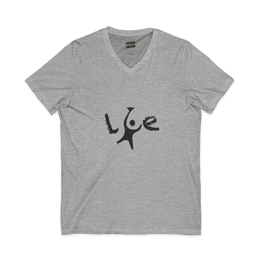 Love Vibe Unisex V-Neck Tee, Printify