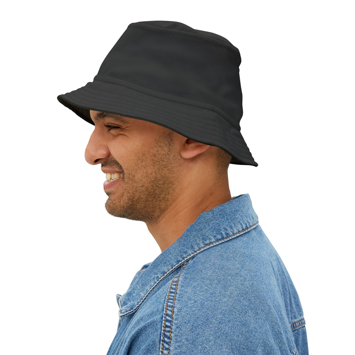 Stylish Black Bucket Hat for All Seasons