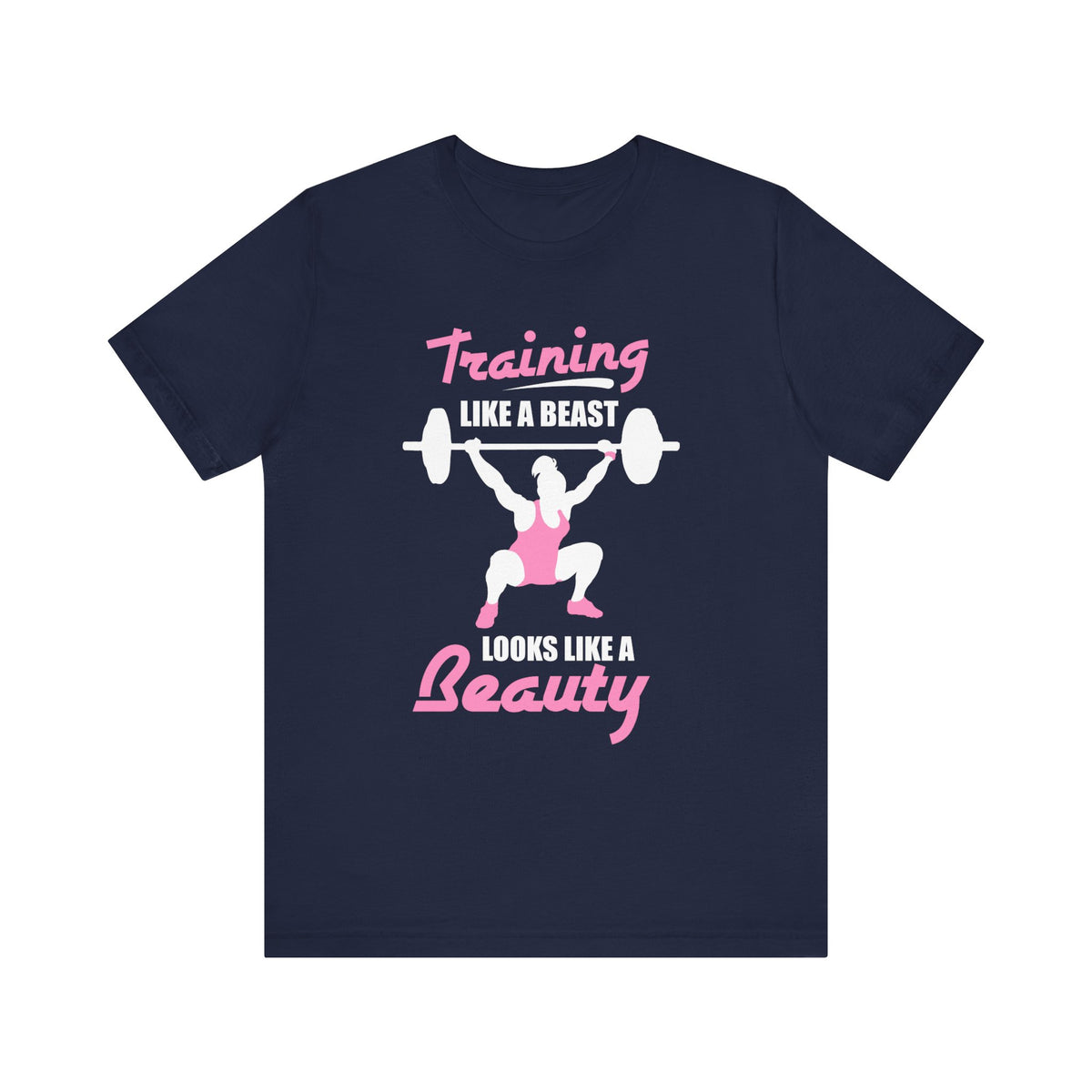 S’entraîner comme une bête ressemble à un tee-shirt unisexe de beauté 