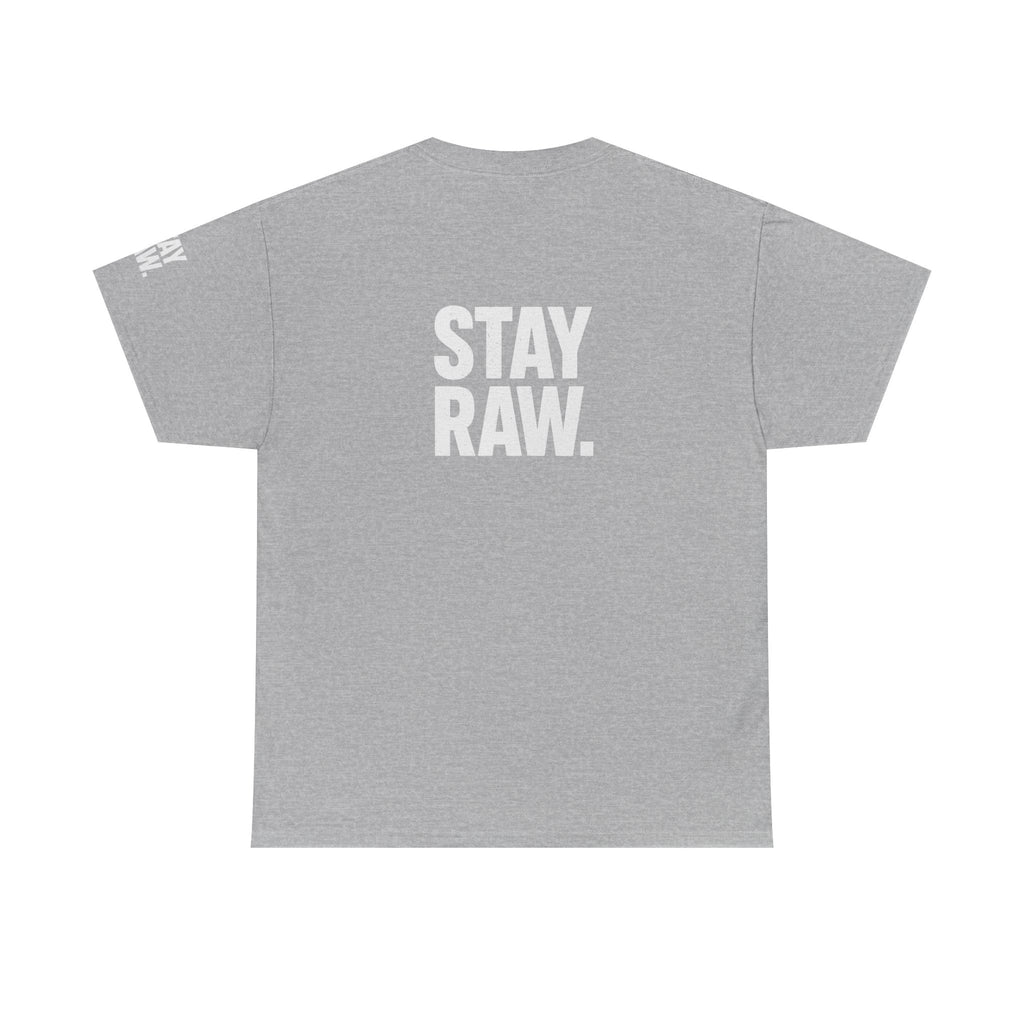Raw Energy Unisex Tee - Stay Raw, Casual Wear, Street Style, Everyday Outfit, Graphic Tee, Gift for Him/Her Printify