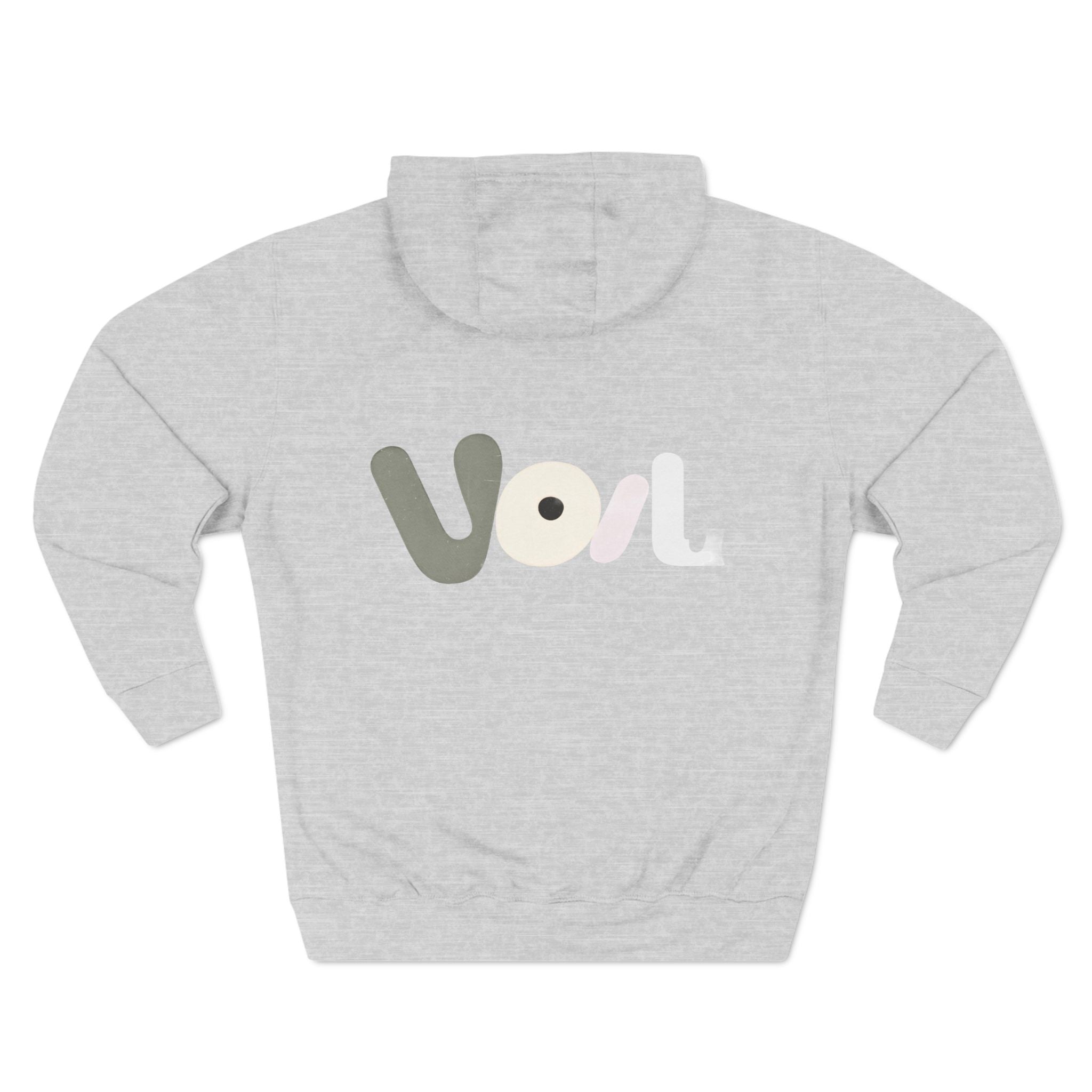Voila Three-Panel  Hoodie