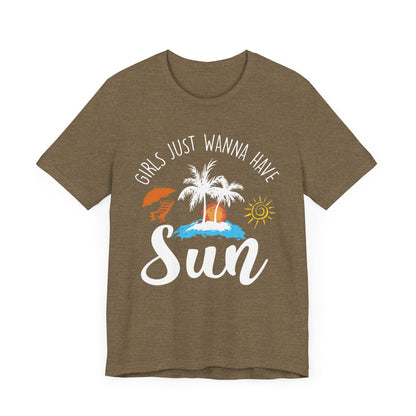 Girls Just Wanna Have Sun Unisex Tee Printify