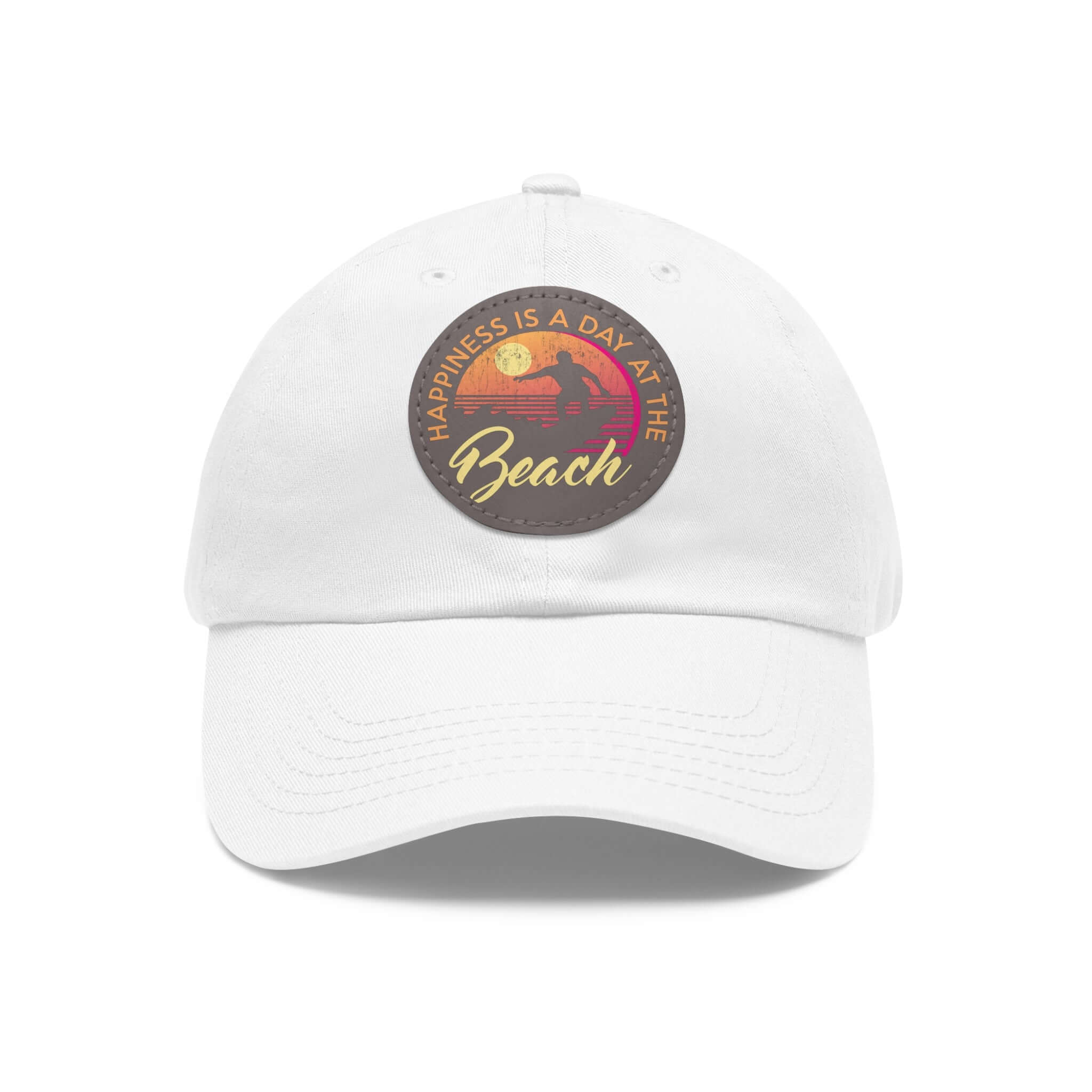Dad Hat with Leather Patch (Round) - RC’nSONS