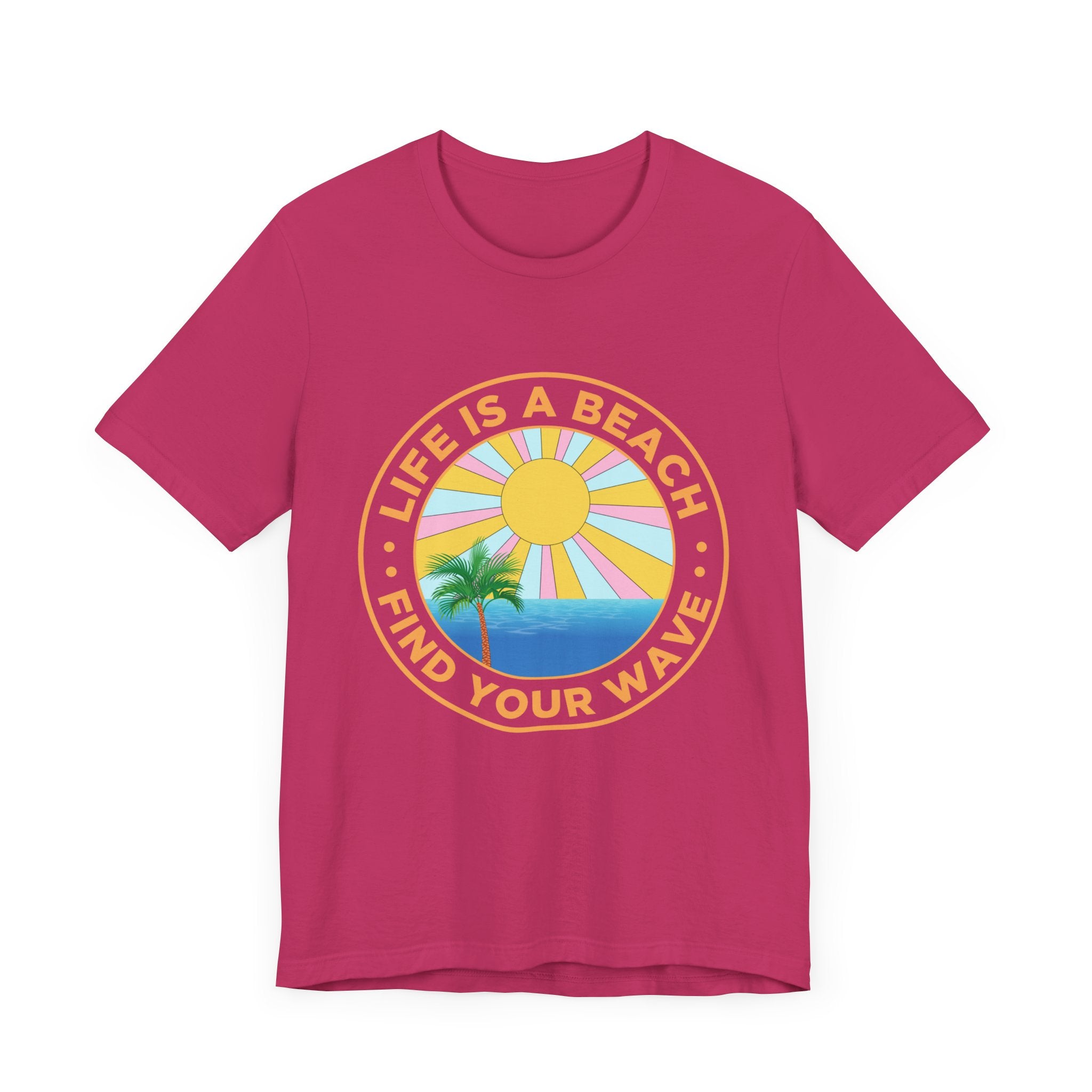 La vie est un tee-shirt unisexe de plage 