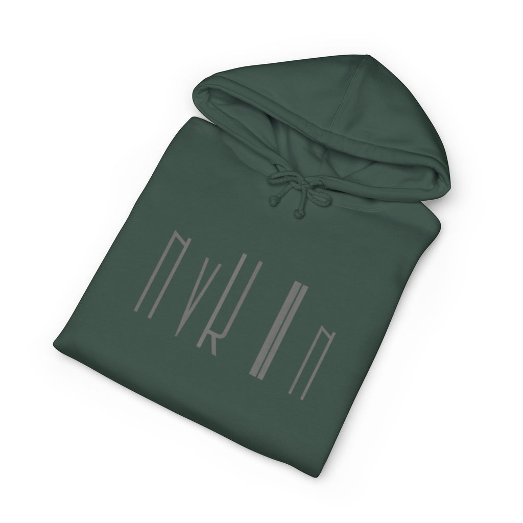 Nvklln Hoodie — Modern Rune-Style Graphic Sweatshirt