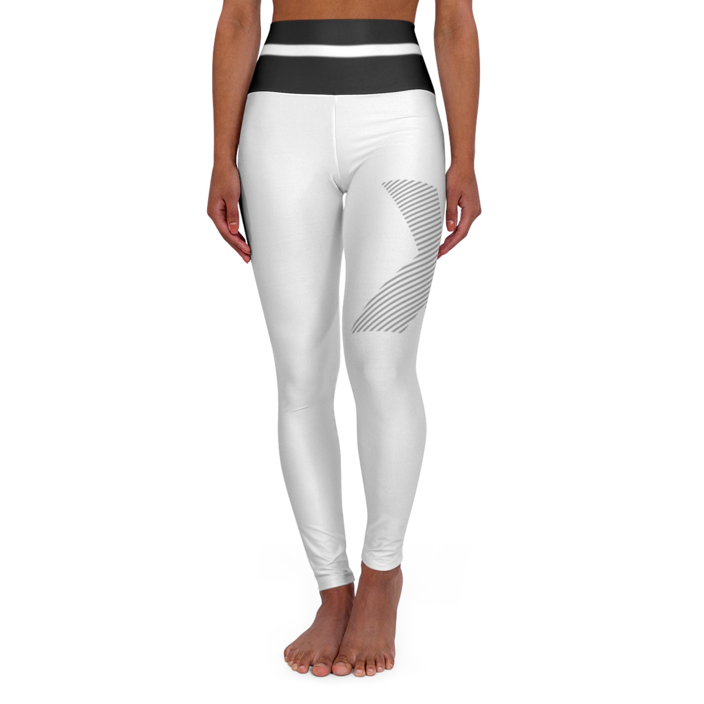High Waisted Yoga Leggings - Stylish Athletic Pants for Fitness, Gym, Yoga Class, Workout, Casual Wear