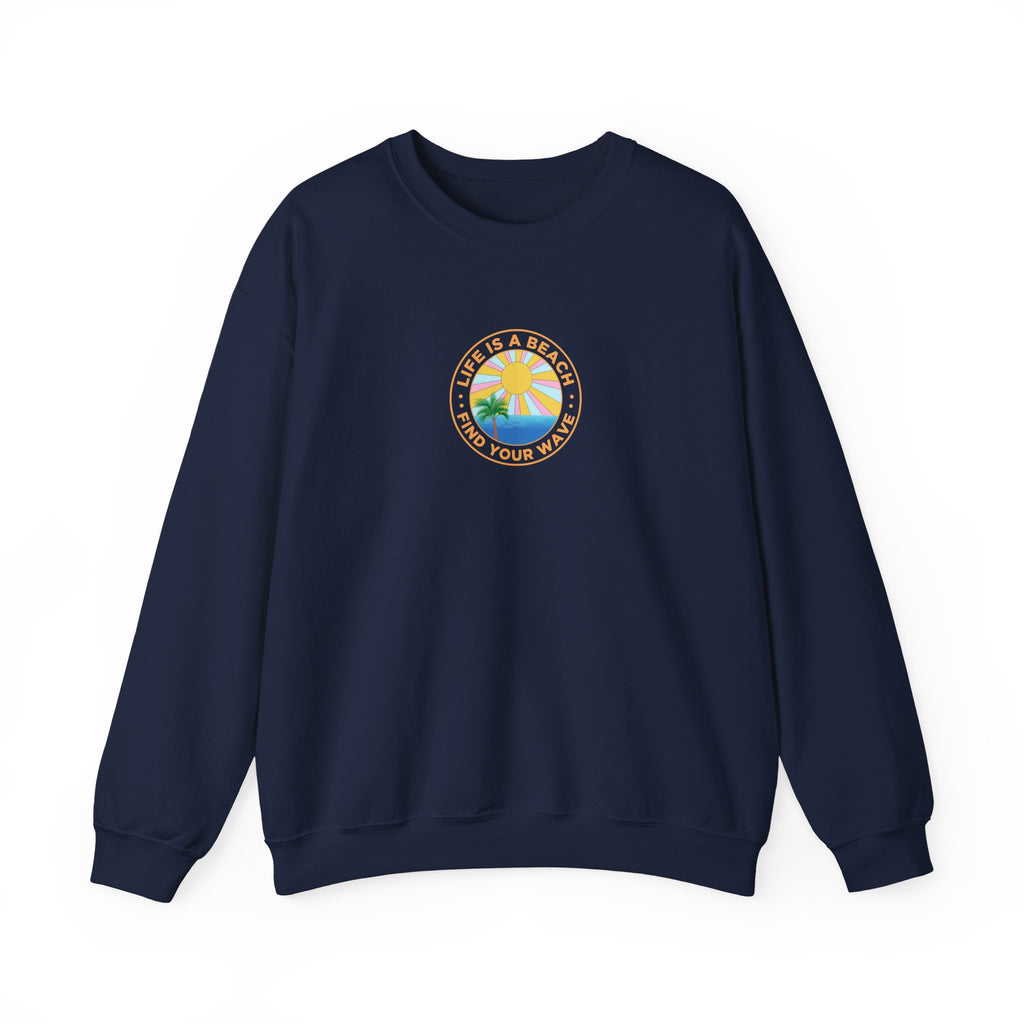 La vie est un sweat-shirt unisexe de plage 