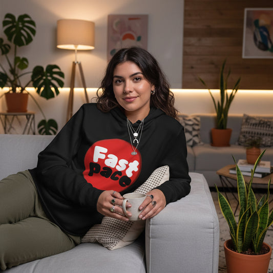 Fast Pace Unisex Hooded Long Sleeve Tee - Casual Wear, Sports Apparel, Gift for Athletes, Active Lifestyle, Workout Clothes Printify