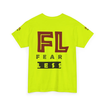Fearless Graphic Unisex Heavy Cotton Tee - Bold Statement Shirt