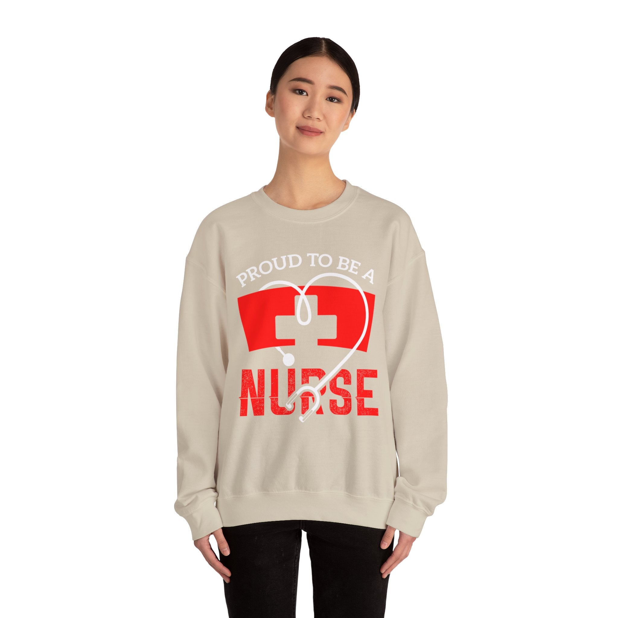 Fier d’être un sweat-shirt unisexe infirmière 