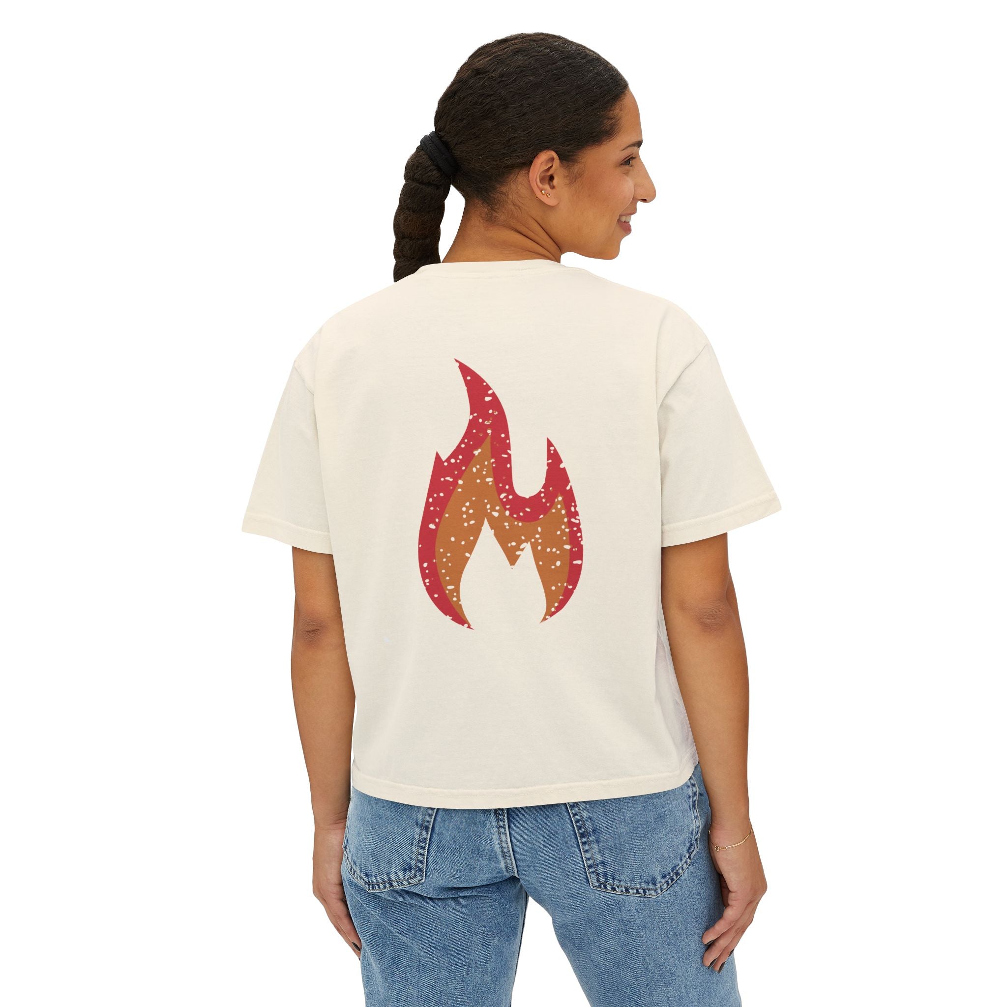 Boxy Tee - 'let it Snow' Design - Winter Holiday Shirt