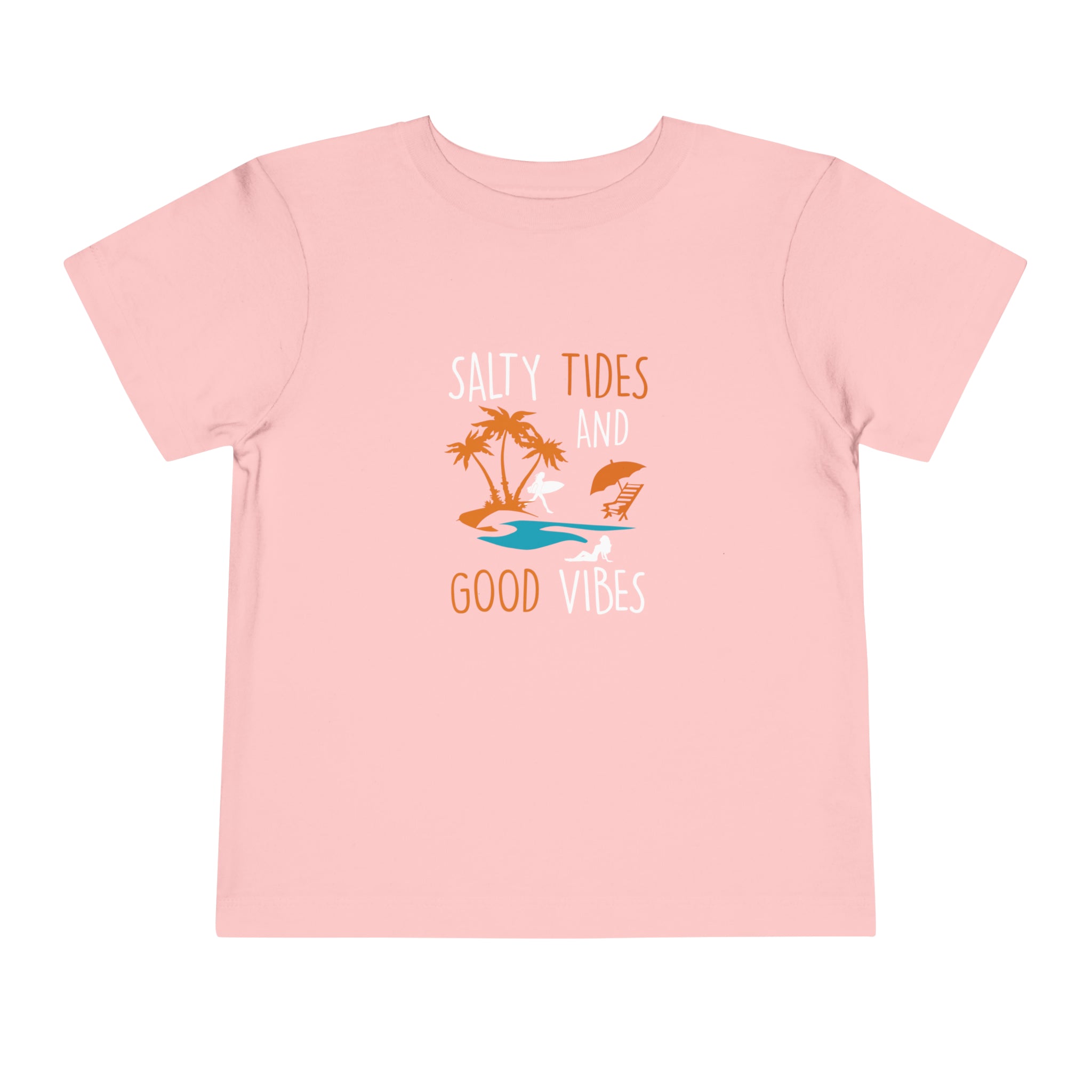 Salty Tides And Good Vibes Toddler Tee