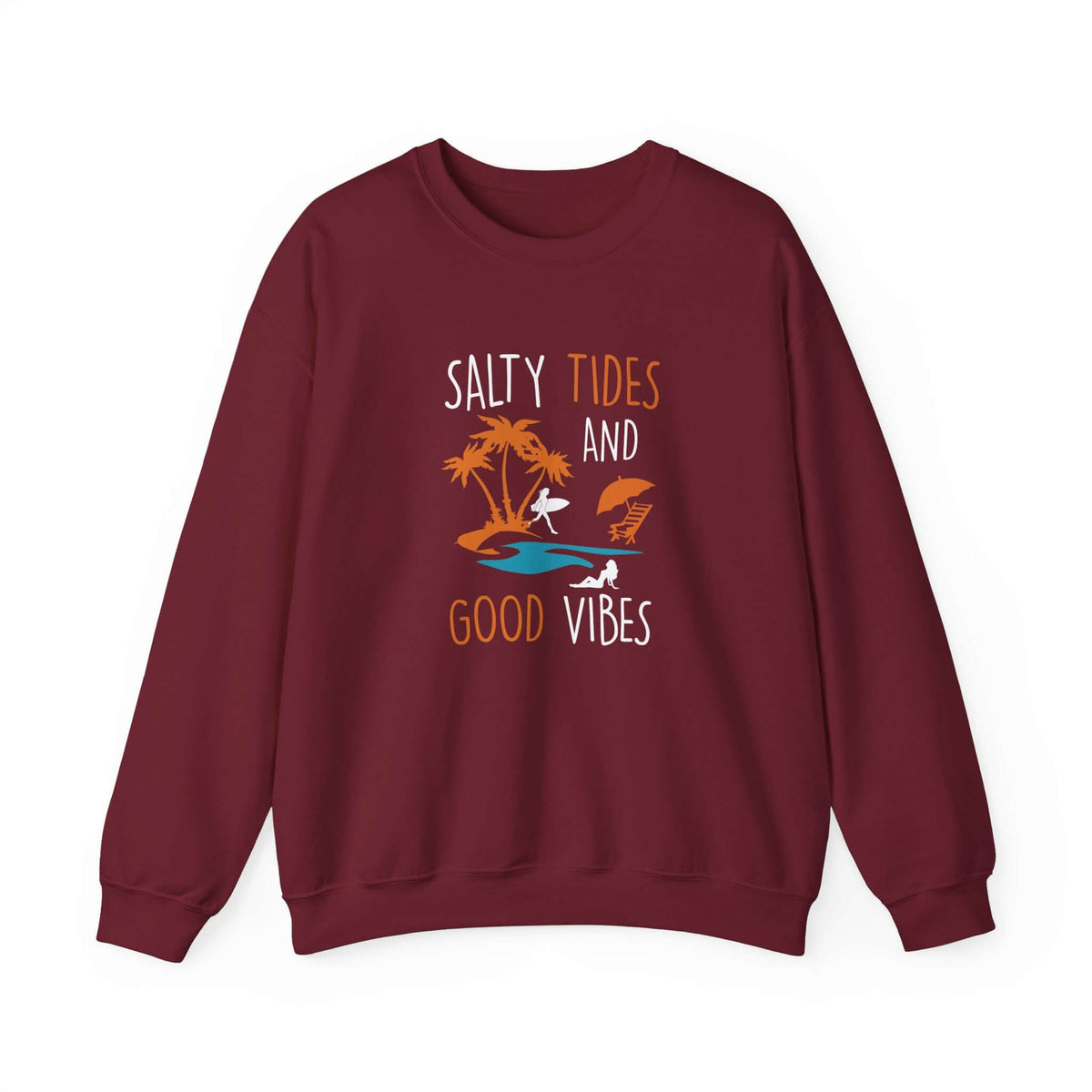 Salty Tides And Good Vibes Unisex Sweatshirt - RC’nSONS