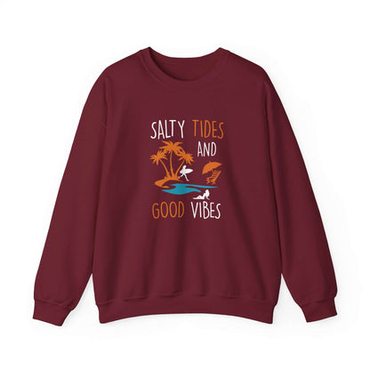 Salty Tides And Good Vibes Unisex Sweatshirt - RC’nSONS