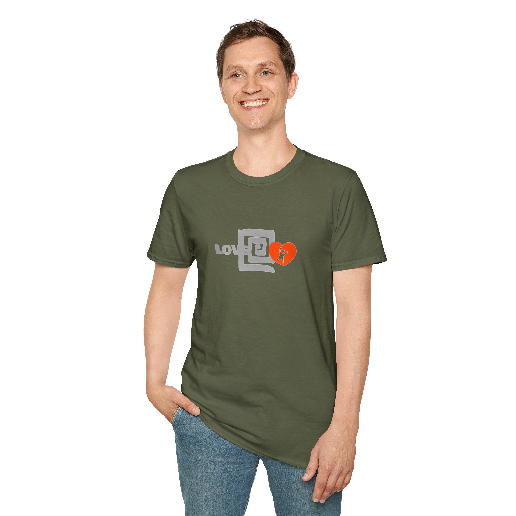 Cute Love Graphic Unisex T-Shirt Printify