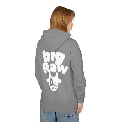 Big Raw Unisex Lightweight Hooded Sweatshirt - Cozy Casual Wear, Perfect for Everyday Use, Gift for Friends, Trendy Hoodie