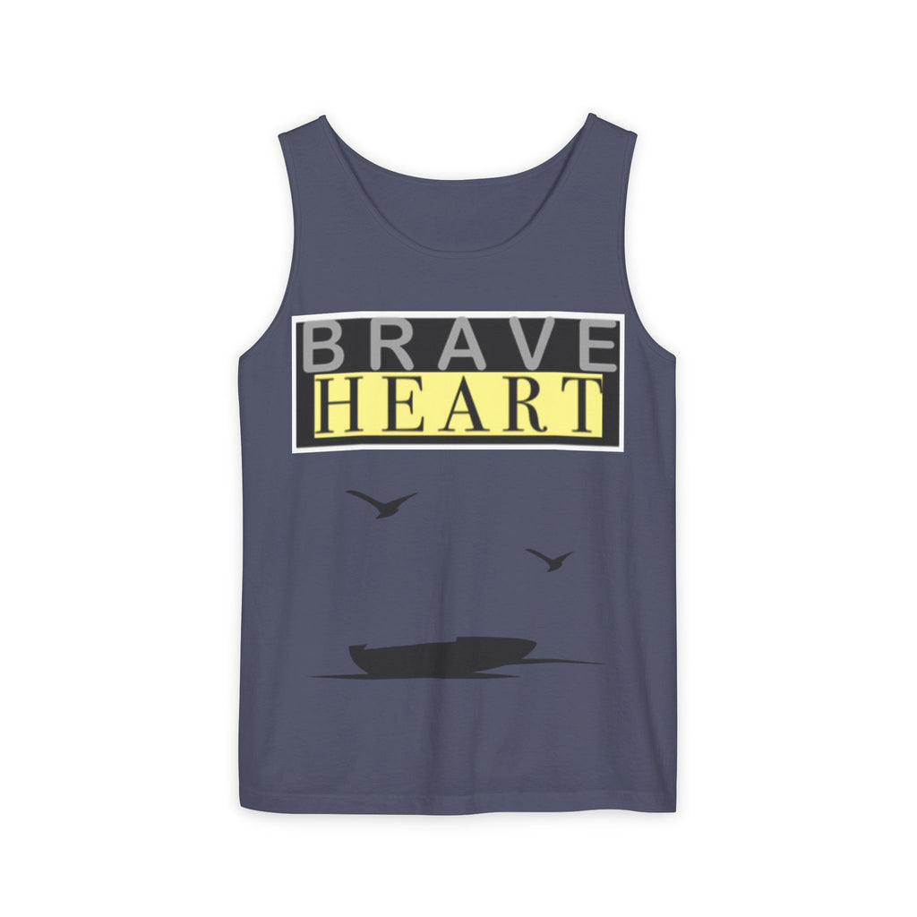Brave Heart Tank Top | Unisex Garment-Dyed Tee