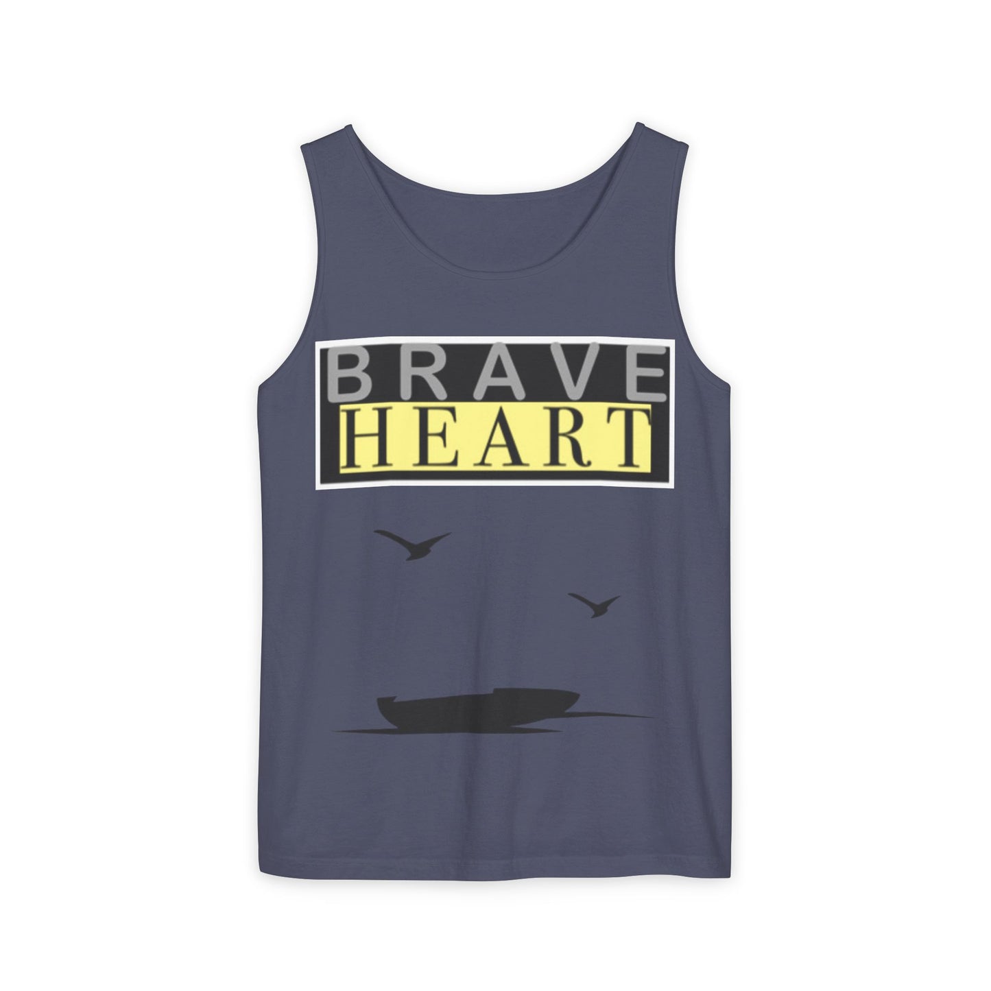 Brave Heart Tank Top | Unisex Garment-Dyed Tee