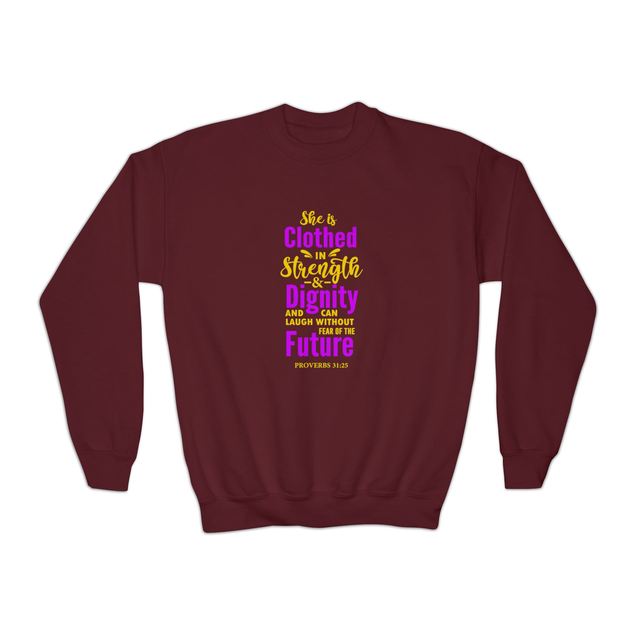 She Is Clothed In Strength Sweatshirt