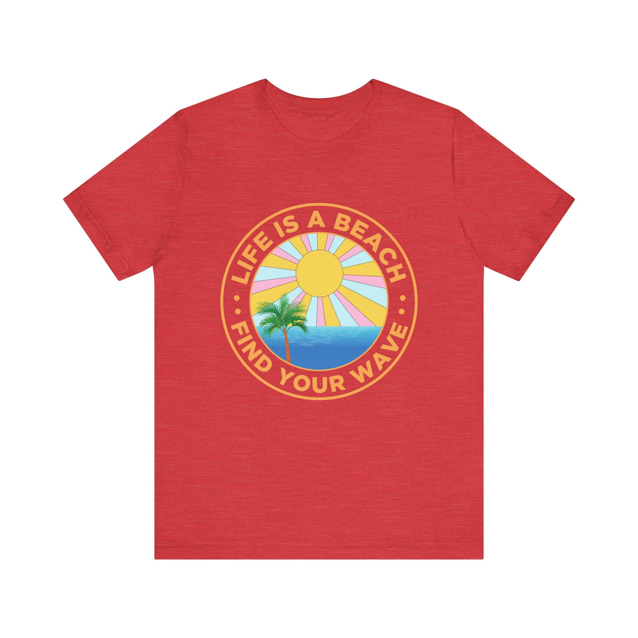 La vie est un tee-shirt unisexe de plage 