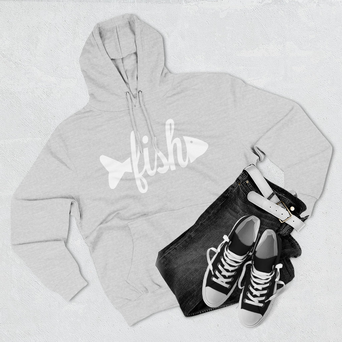 Water Splash Graphic Fleece Hoodie - Comfortable & Stylish