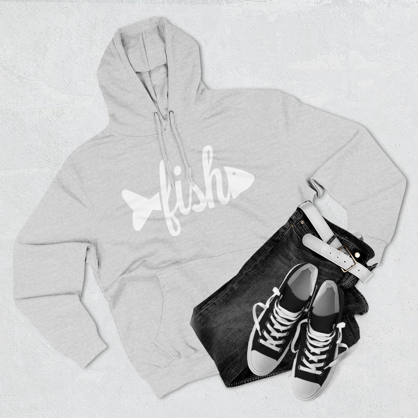 Water Splash Graphic Fleece Hoodie - Comfortable & Stylish