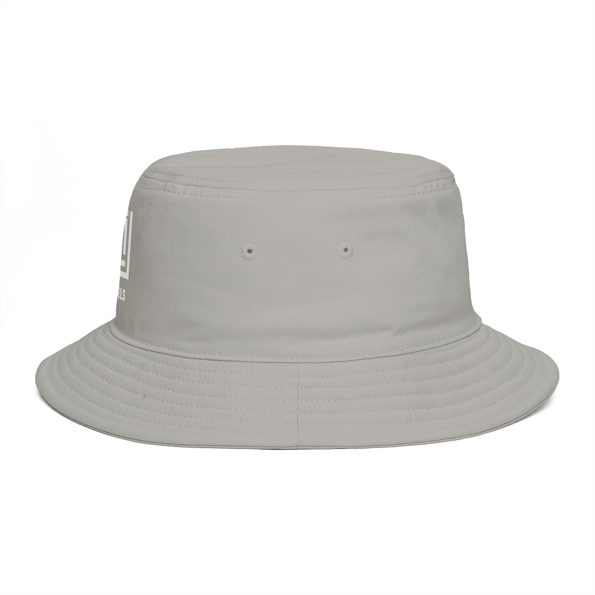 Channels Bucket Hat — Brown Casual Streetwear Sun Hat