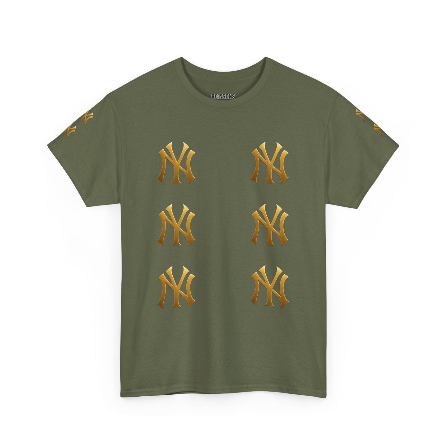 Gold Logo Unisex Heavy Cotton Tee Printify