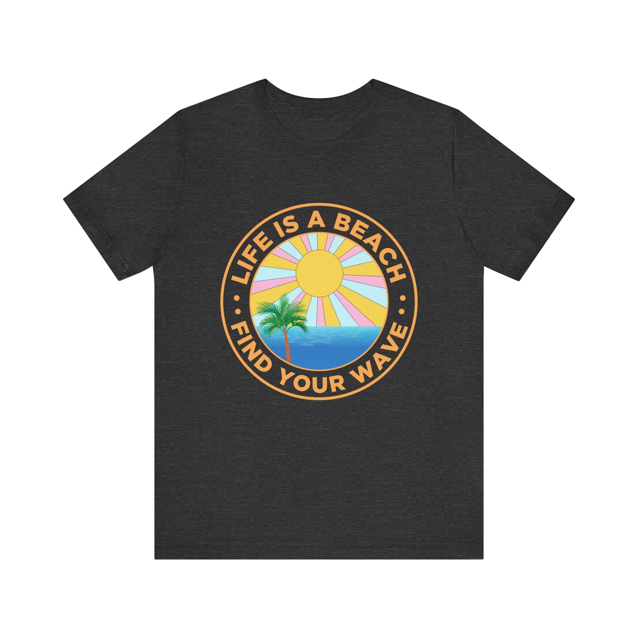 La vie est un tee-shirt unisexe de plage 