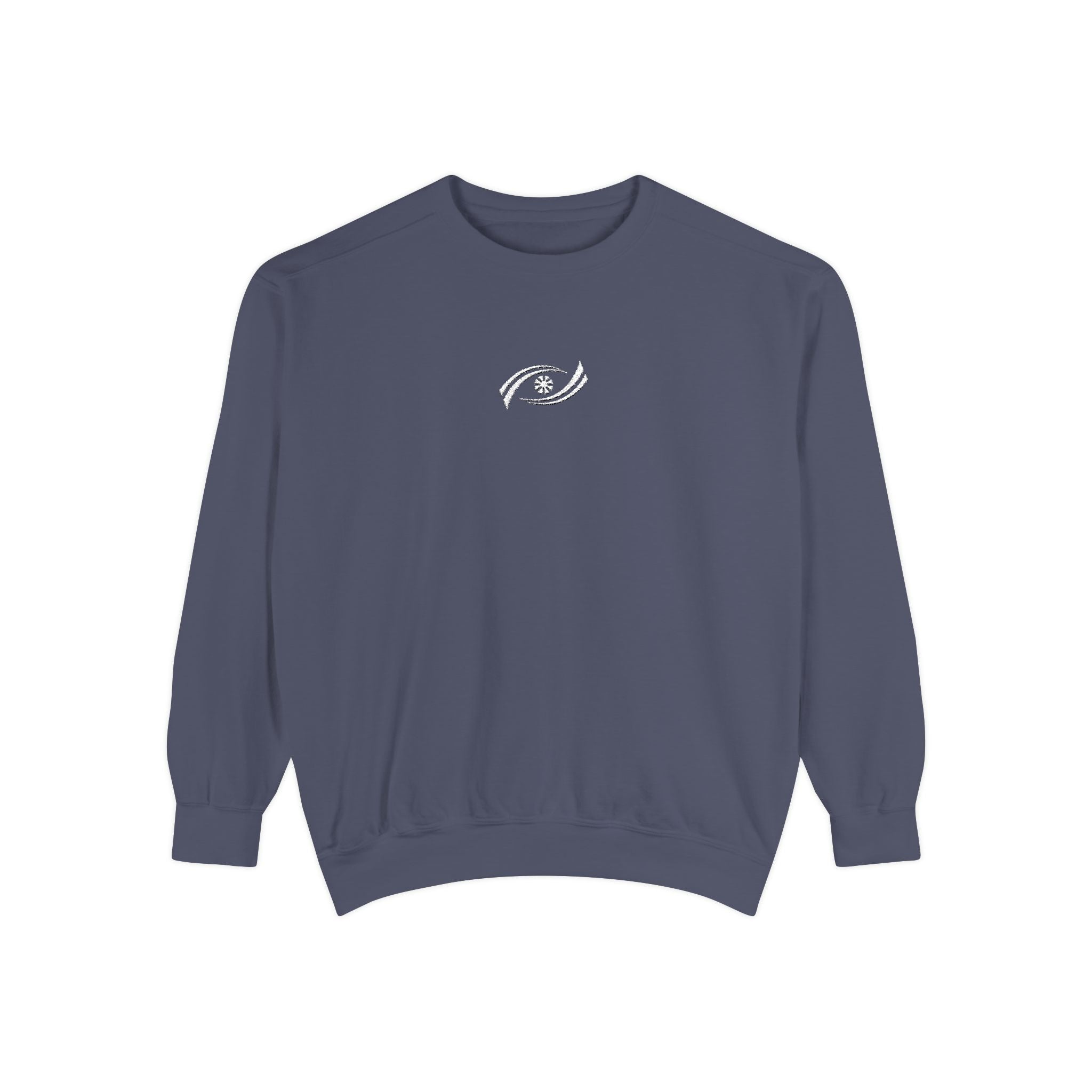 Garment-Dyed Sweatshirt, Cozy Unisex Pullover, Casual Comfortable Sweater, Perfect for Relaxing, Gift Idea for Friends and Family Printify
