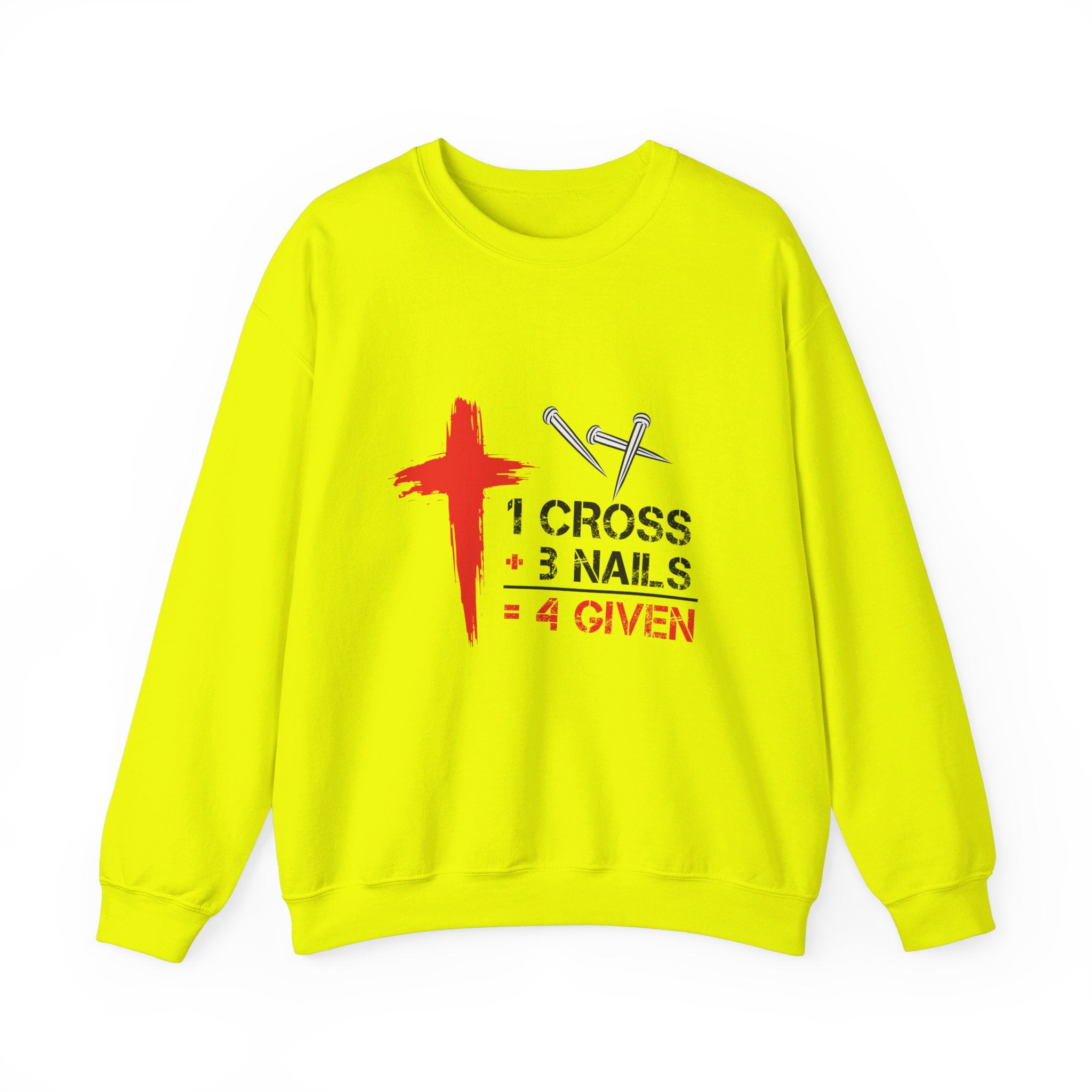1 Croix 3 Ongles 4 Étant donné Sweat-shirt unisexe 
