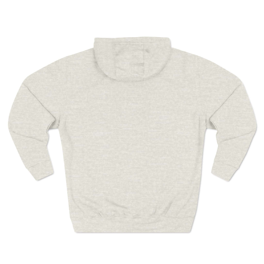 Fleece Hoodie with Quadrat Embroidery