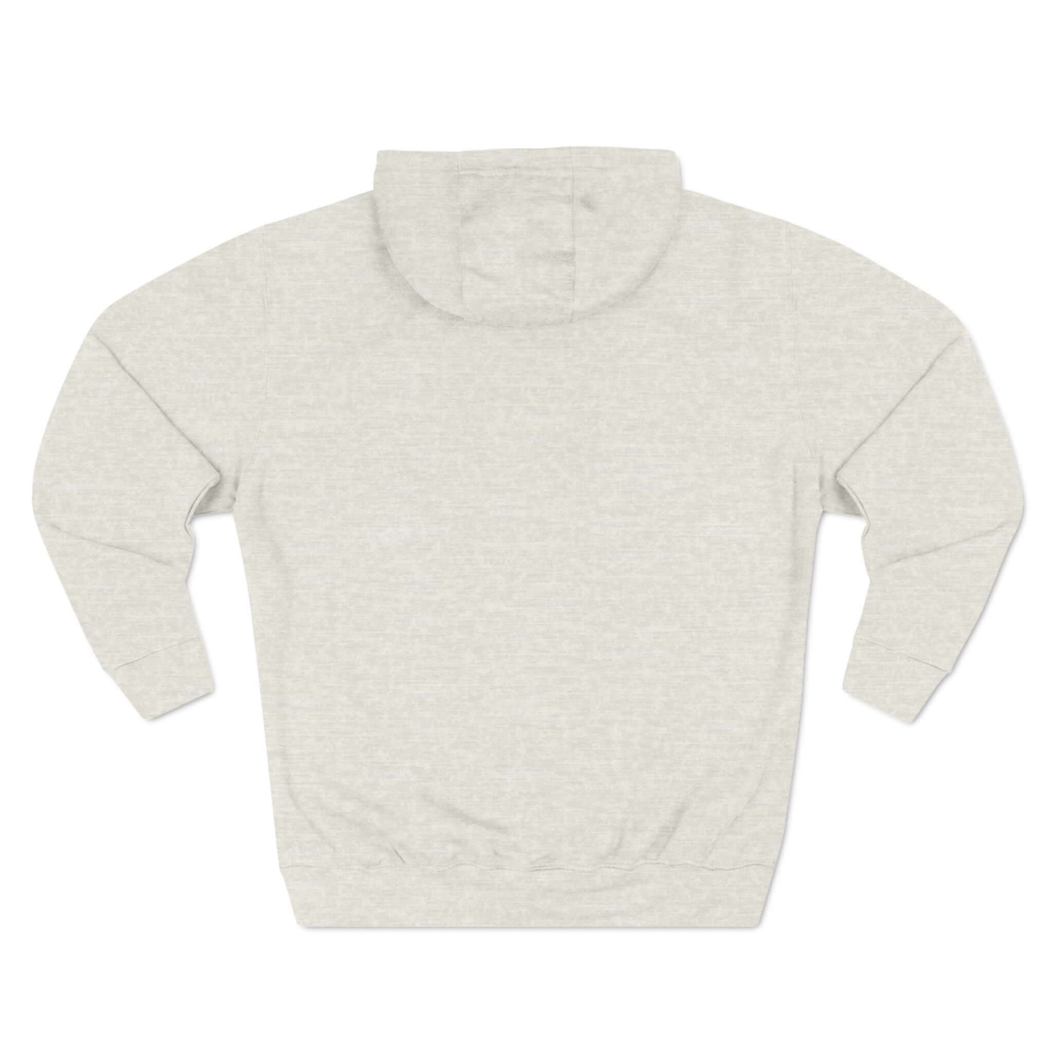 Fleece Hoodie with Quadrat Embroidery