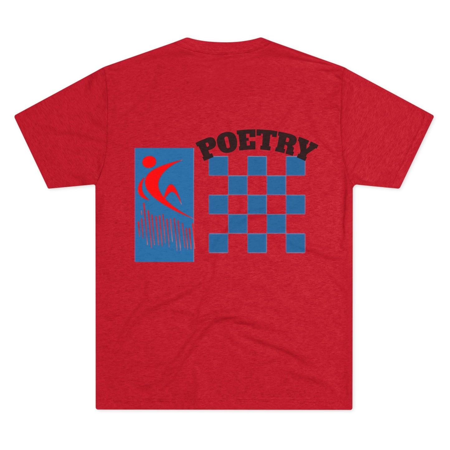 Poetry Inspired Unisex Tri-Blend Crew Tee - Soft Casual Wear for Artistic Souls, Perfect for Poetry Lovers, Gift for Writers, Creative [...] Printify