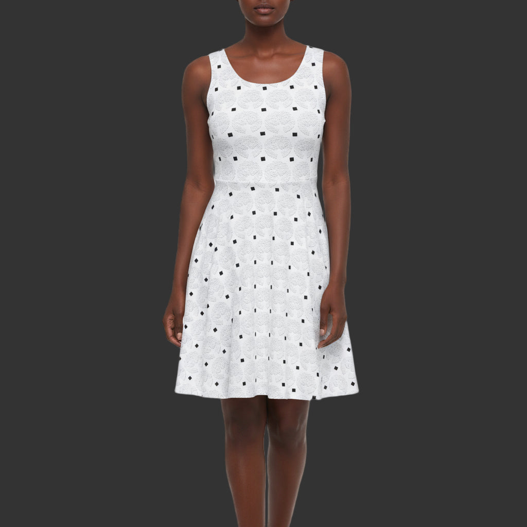 Chic Women's Skater Dress, Cute Summer Dress, Party Dress, Casual Dress, Stylish Everyday Wear, AOP Design Printify